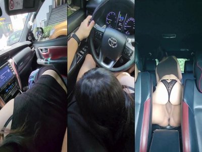 Đang lái xe thì em kéo quần xuống bú mút